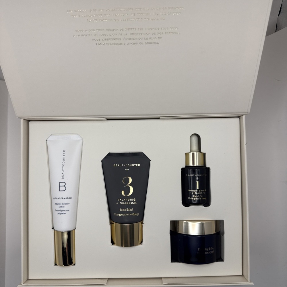 Beautycounter Best Of Beautycounter 4 Product Boxed Skincare Set